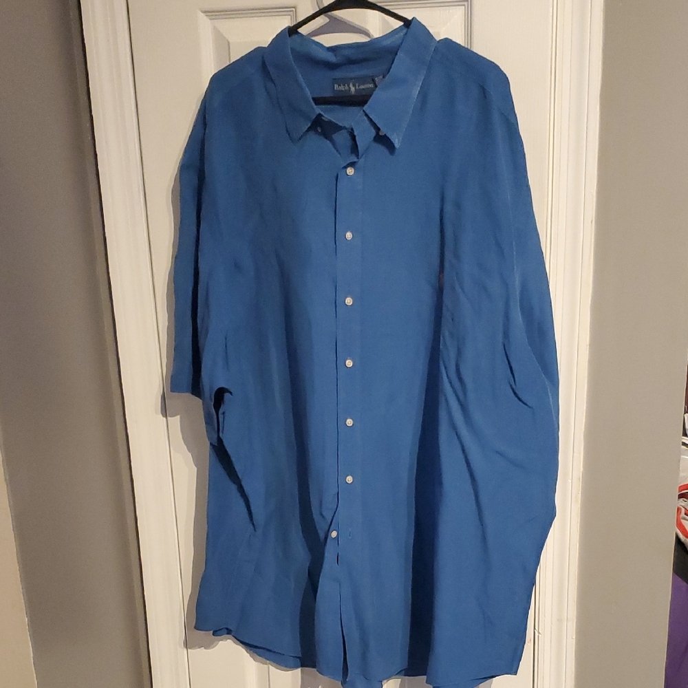 Ralph Lauren Blue Casual Button Down Shirt